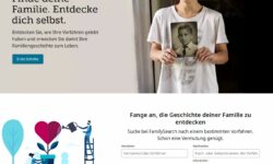 Webseite FamilySearch