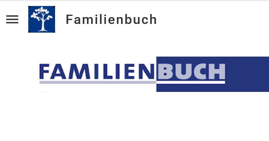 Familienbuch Screenshot