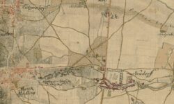 1. militärische Landesaufnahme, Mödling und Umgebung - Ausschnitt