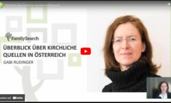 Rootstech Vortrag Gabi Rudinger Ahnenforschung Österreich
