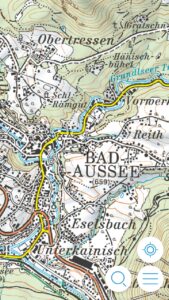 Ausschnit Austrian Map des BEV Österreichische Karte 1:50.000 Umgebung Bad Aussee